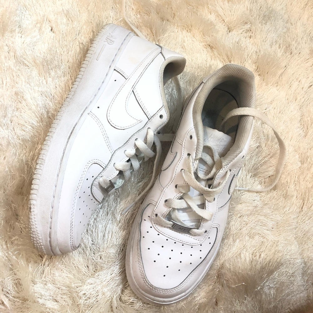 Slightly worn Nike Air Force 1’s